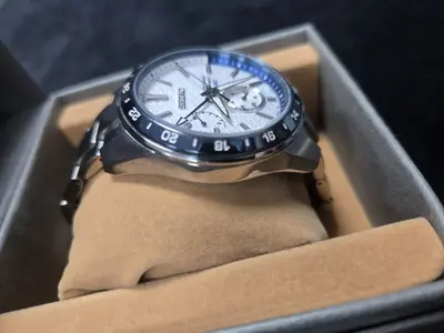 Ceas automatic Seiko Presage GMT – Ediție Limitată 40 mm 5