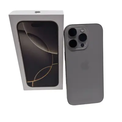 Telefon Apple iPhone 16 Pro, 128GB, 5G, Natural Titanium, 100% baterie