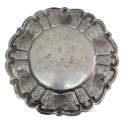 Farfurie decorativă din argint 505g 2