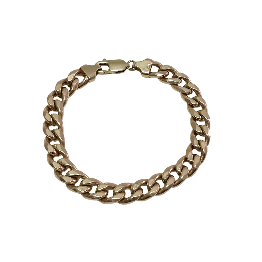Bratara aur 14K stil cuban – 20,55 g, 20 cm