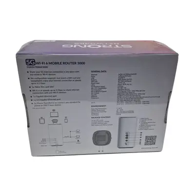 Router Strong Wireless 5G Wi-Fi 6, 3Gps SIGILAT 3