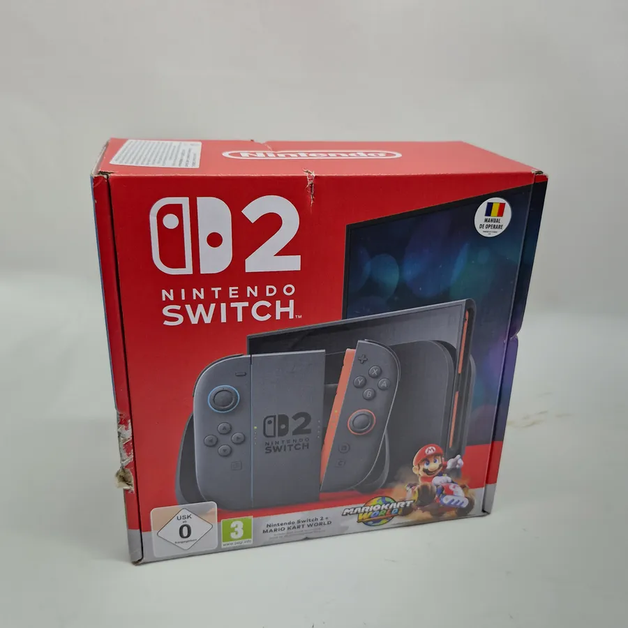 Consola Nintendo Switch 2, Light Blue/Light Red JoyCon + Joc Mario Kart World Bundle