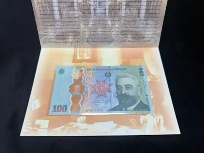 Bancnotă aniversară 100 lei Ion I.C. Brătianu de colectie. 4