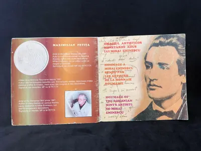 Set aniversar 3 medalii Mihai Eminescu 3