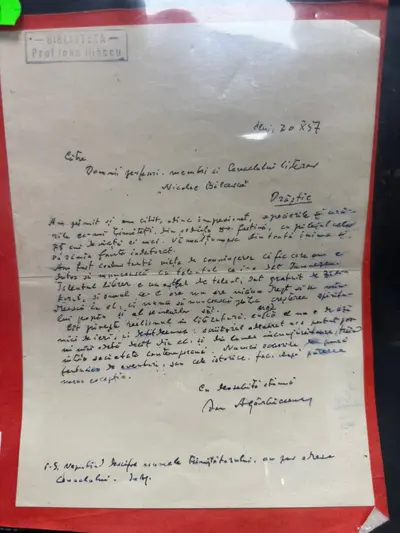 Scrisoare autografă semnată Ion Agârbiceanu 3