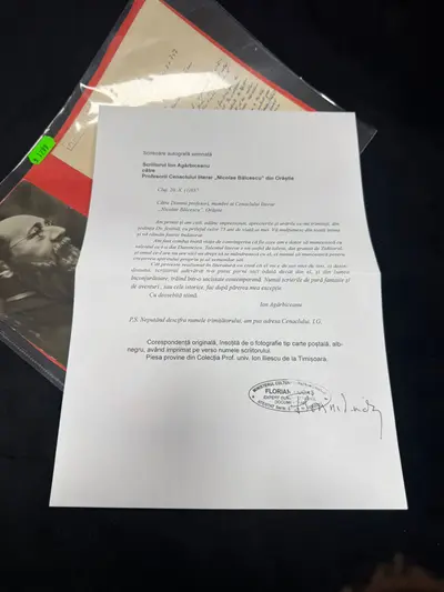Scrisoare autografă semnată Ion Agârbiceanu 4