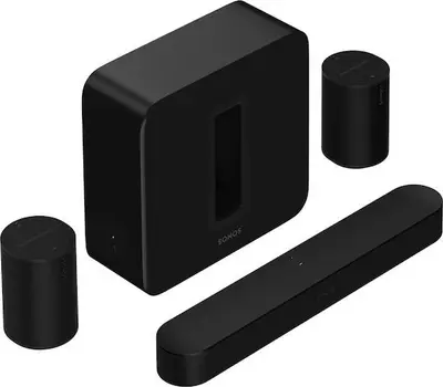 Set SONOS imersiv  Beam + Sub 4 + 2x Era 100 SIGILAT + GARANTIE