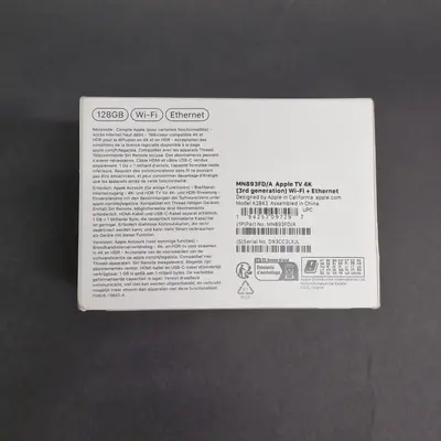 Apple TV 4K Wi‑Fi + Ethernet, 128 GB 3rd gen SIGILAT 2