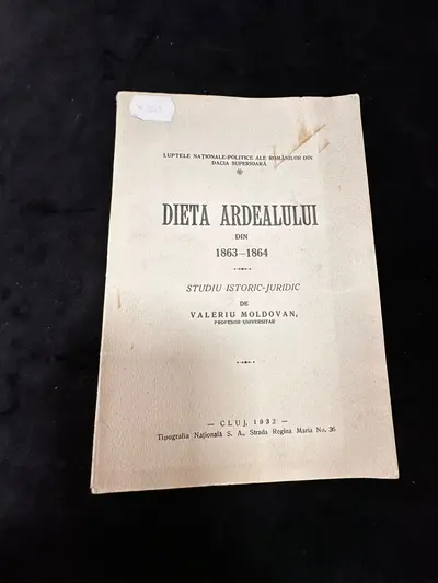 Dieta Ardealului din 1863-1864 scrisă de Valeriu Moldovan