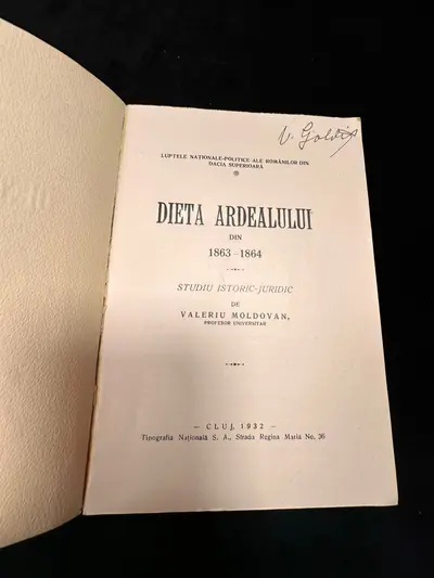 Dieta Ardealului din 1863-1864 scrisă de Valeriu Moldovan 3