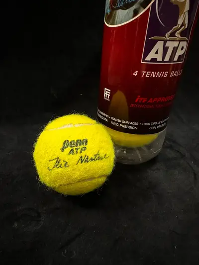 Set 4 mingi de tenis Dunlop ATP Championship semnate de Ilie Nastase