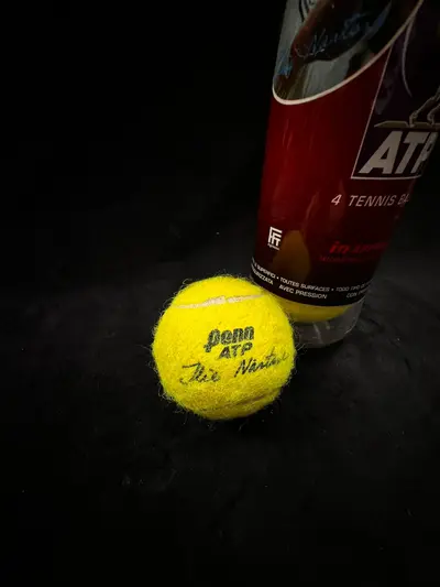 Set 4 mingi de tenis Dunlop ATP Championship semnate de Ilie Nastase 5