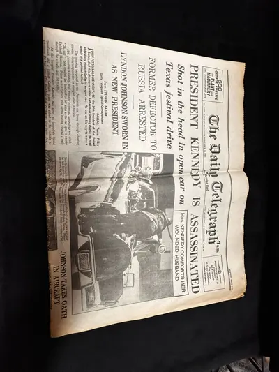 Ziar britanic The Daily Telegraph din data de 23 noiembrie 1963 2