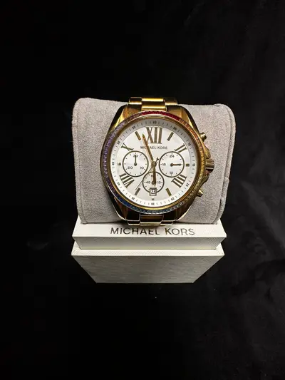 Ceas Michael Kors Bradshaw Rainbow Pavé Gold-Tone (cod MK6583)