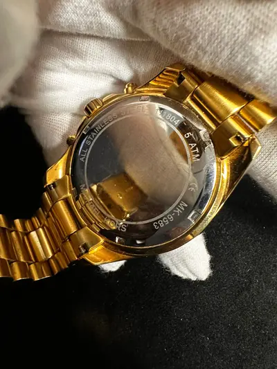 Ceas Michael Kors Bradshaw Rainbow Pavé Gold-Tone (cod MK6583) 4