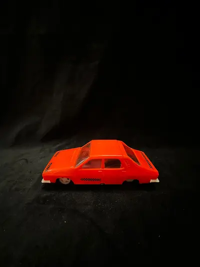 Jucarie mașina de jucărie vintage Dacia 1300 Taxi 3