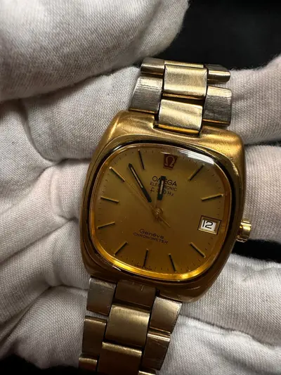 Ceas vintage Omega Genève Electronic f300Hz Chronometer 5