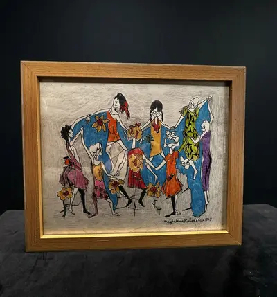 Tablou realizat de Magdalena Rădulescu