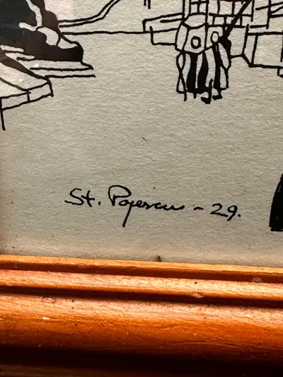 Tablou realizat de St. Popescu 4