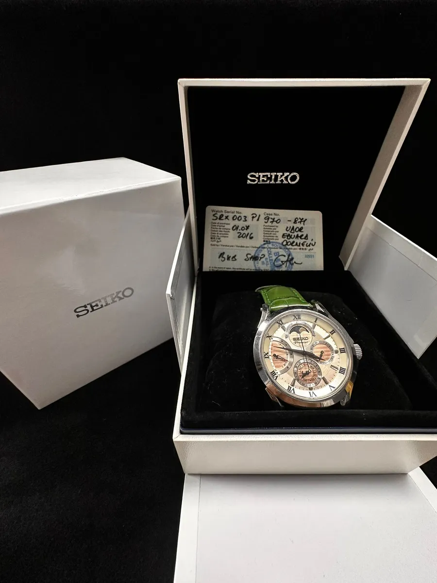 Ceas Seiko Premier – set complet