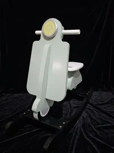 Childhome Rocking Scooter din lemn