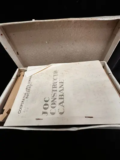 Joc de construcții românesc vintage secolul XX 3