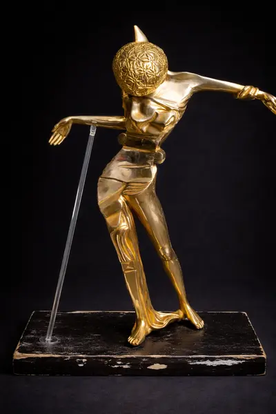 Sculptură Art Deco „Femme à la tête de rose” ( femeia cu cap de trandafir ) – după Salvador Dalí 2