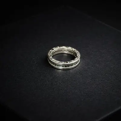 Inel Bvlgari Aur Alb 18k 2