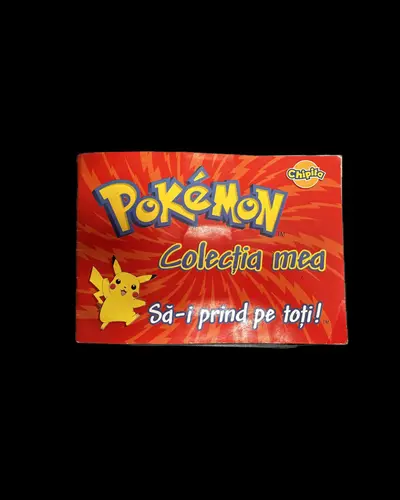 Album abțibilduri Pokémon „Colecția mea” – ediție veche Chipita, vintage