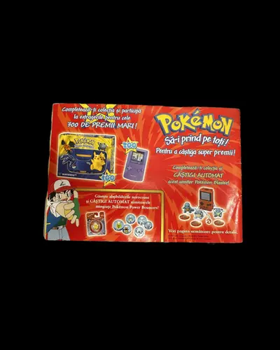 Album abțibilduri Pokémon „Colecția mea” – ediție veche Chipita, vintage 2