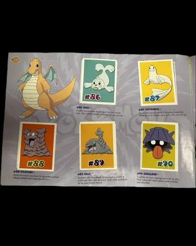 Album abțibilduri Pokémon „Colecția mea” – ediție veche Chipita, vintage 3