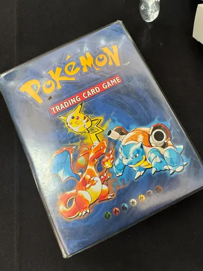 Album Pokémon vintage complet + colecție mare de cărți (cu dubluri) – ediții clasice originale