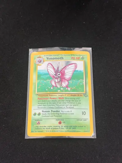 Carte Pokémon Venomoth Holo - Set Jungle (1999)