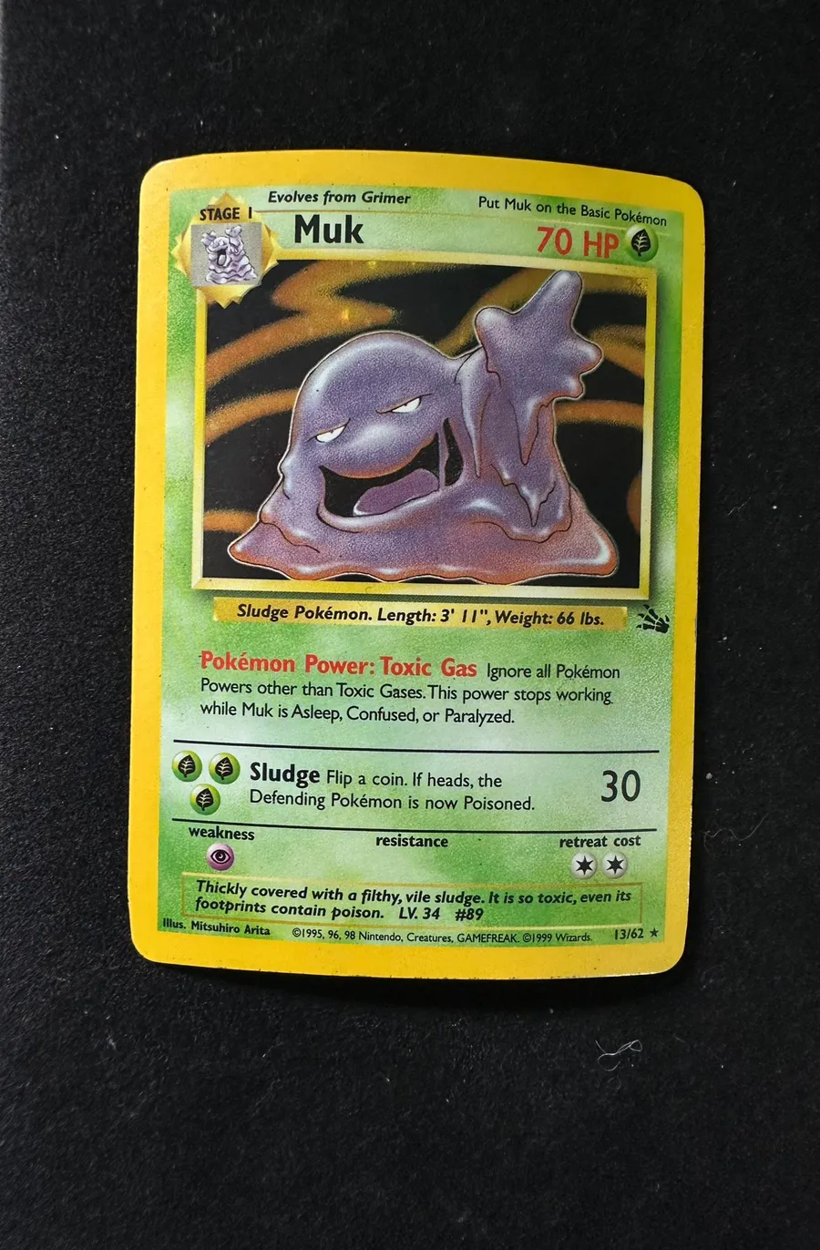 Carte Pokémon vintage – Muk (Holografice)