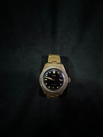 Oris Divers Sixty-Five Bronze "Cotton Candy" – Ediție Completă din Bronz, 38mm, Automatic